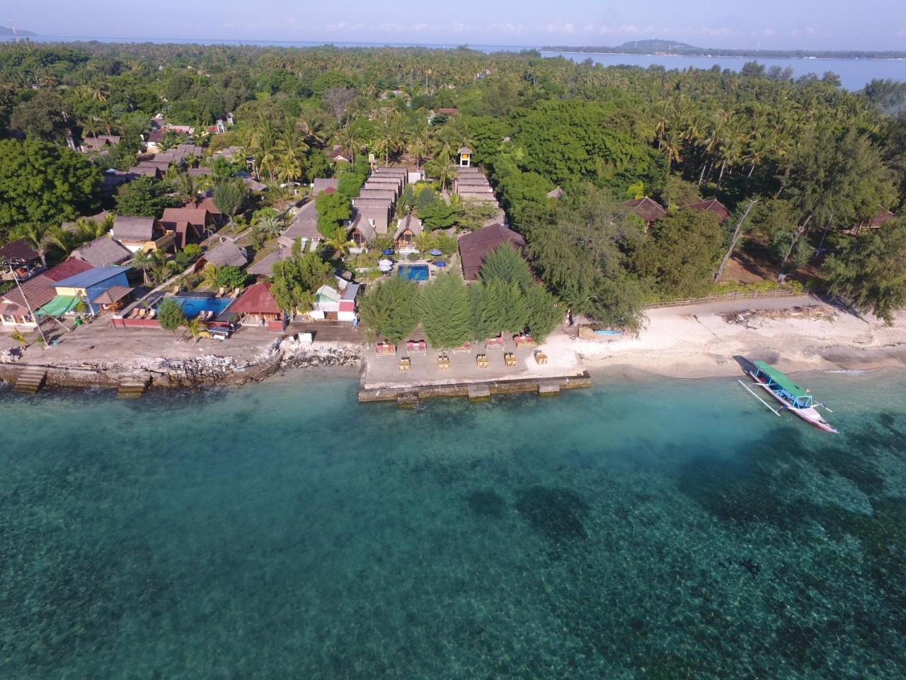Sandy Beach Bungalows Gili Air Exterior photo