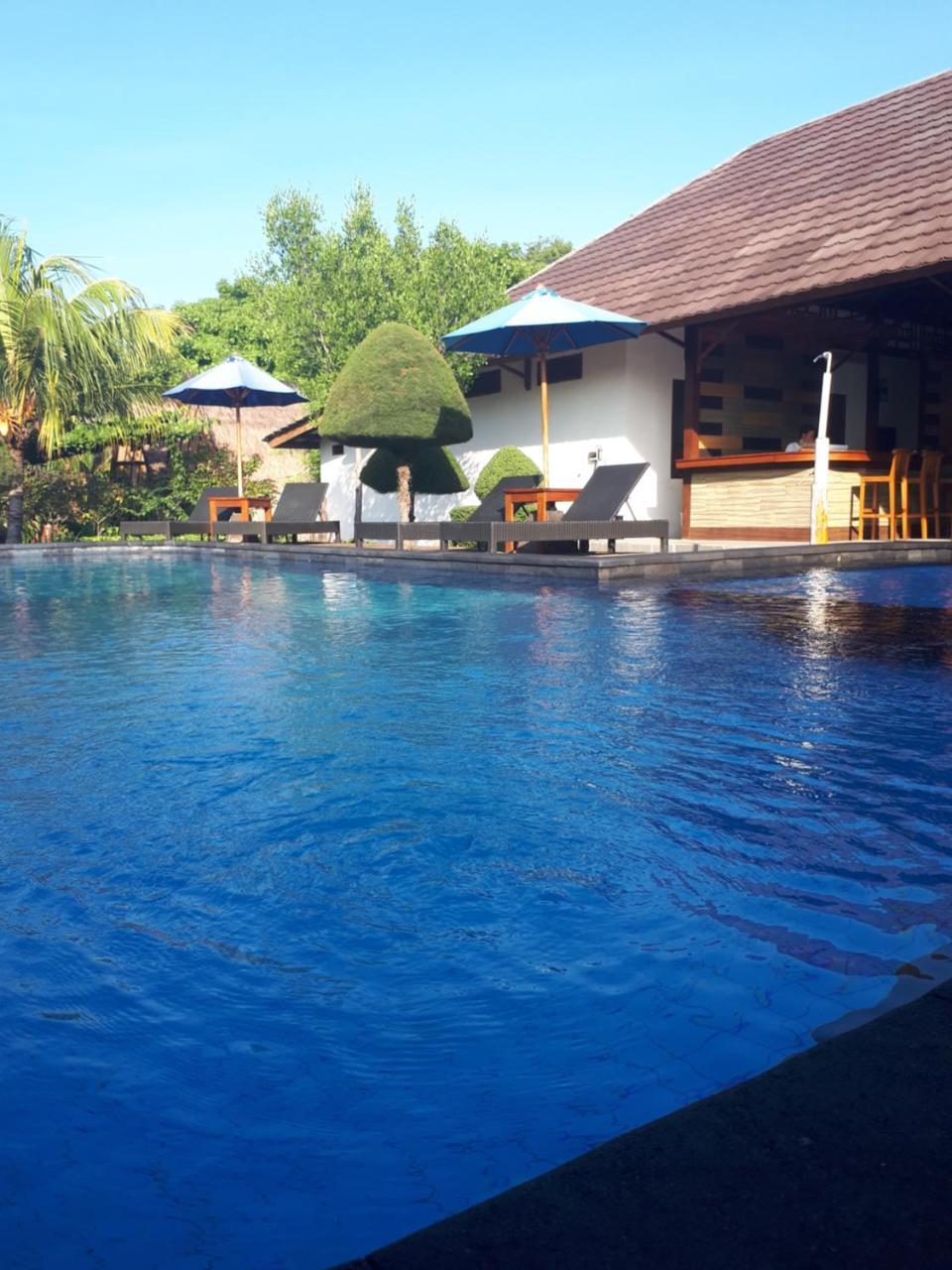 Sandy Beach Bungalows Gili Air Exterior photo